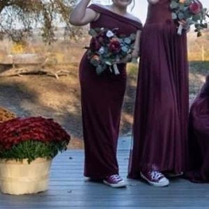 David’s Bridal bridesmaid dress